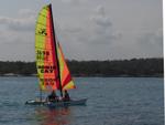 Mini catamaran